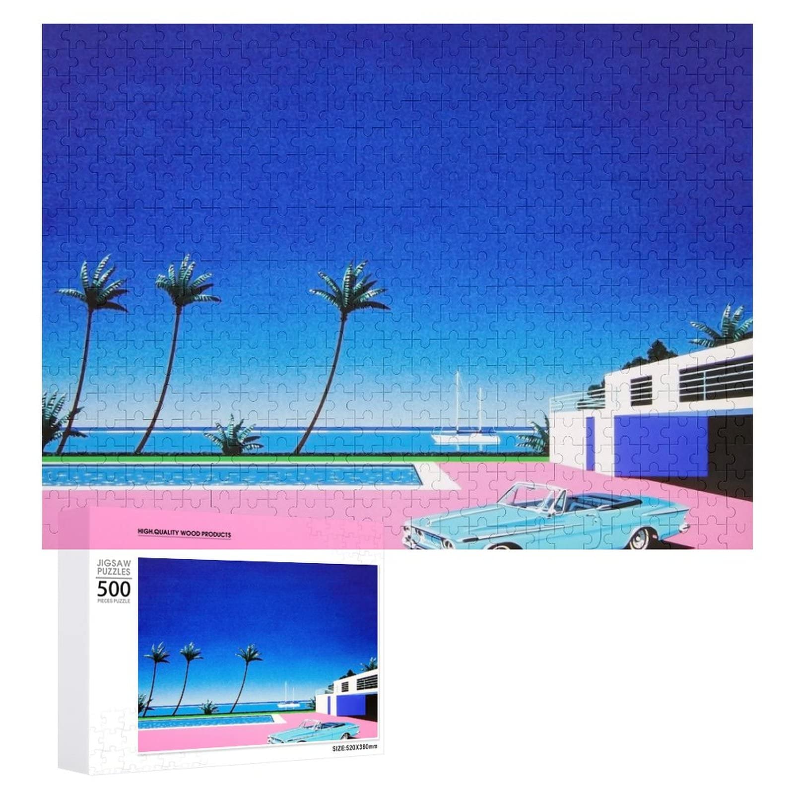 Amazon.co.jp: ジグソーパズル 永井 博 夏の日 遊び ファミリー